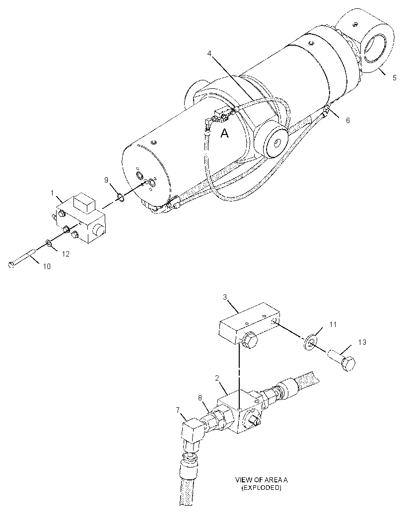 CYLINDER & VALVE GP 3180061 CAT