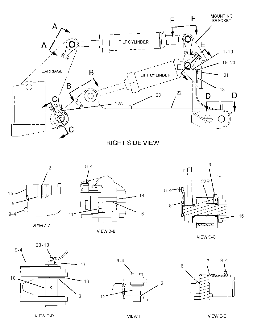 FRAME GP-RIPPER 1197830 CAT