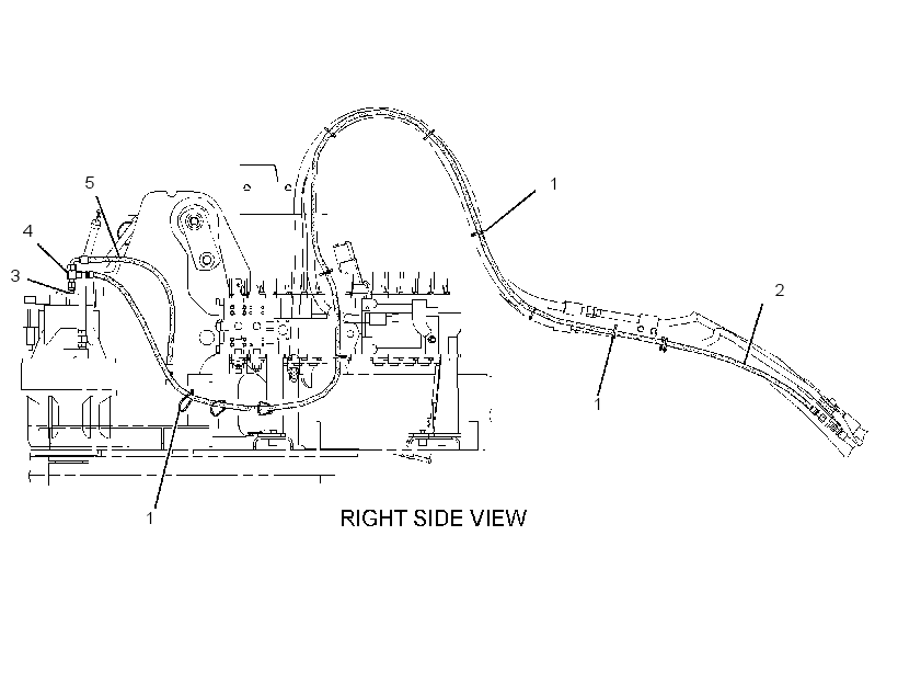 LINES GP-BOOM DRAIN 2786843 CAT