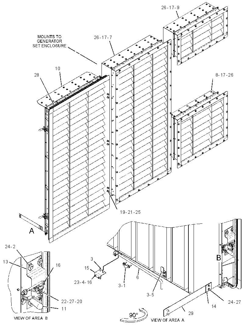 LOUVER GP 3253179 CAT