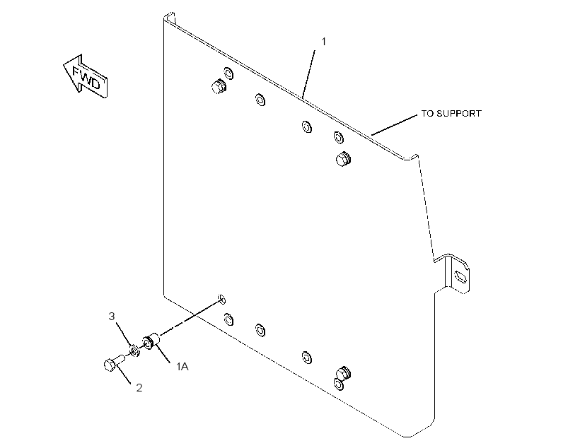 MOUNTING GP-BATTERY CHARGER 2686180 CAT