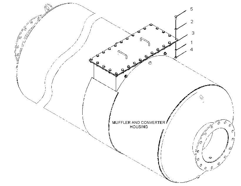 COVER GP-EXHAUST 3360638 CAT