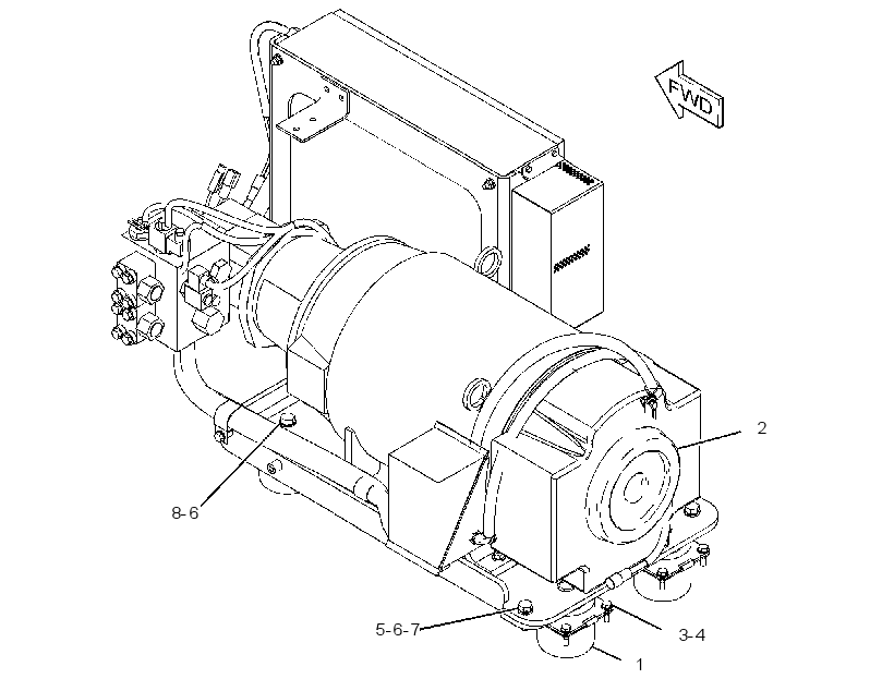 GENERATOR GP-HYDRAULIC 2767482 CAT