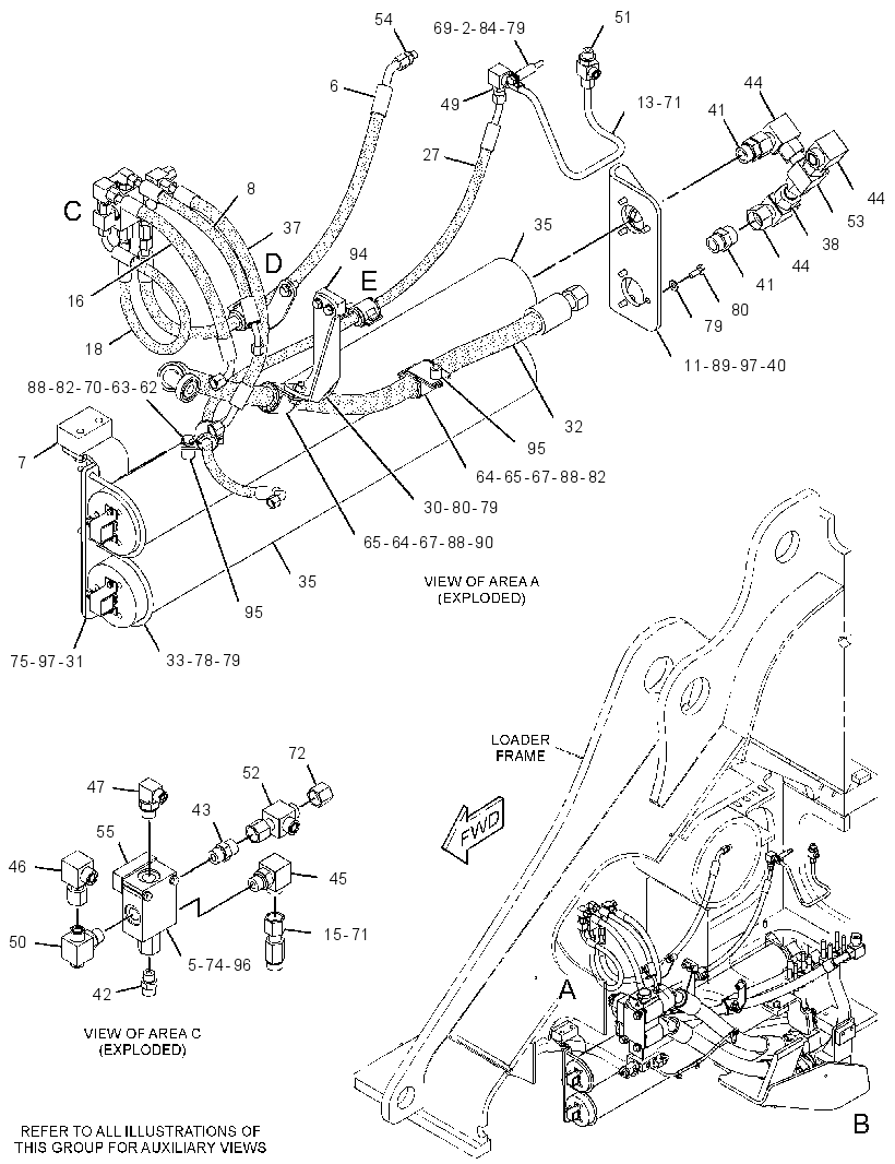 CONTROL & LINES GP-RIDE 2Q8648 CAT