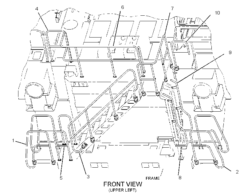 Поручень 2906200 CAT