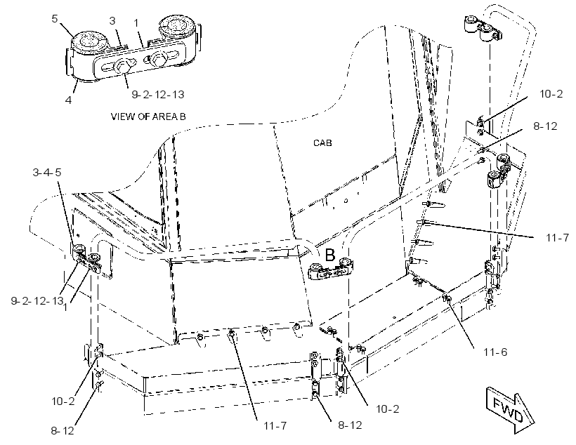 FASTENER GP-WALKWAY 3257397 CAT