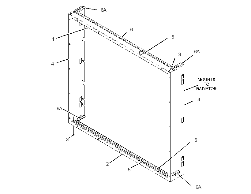 ENCLOSURE GP-RADIATOR 2920219 CAT