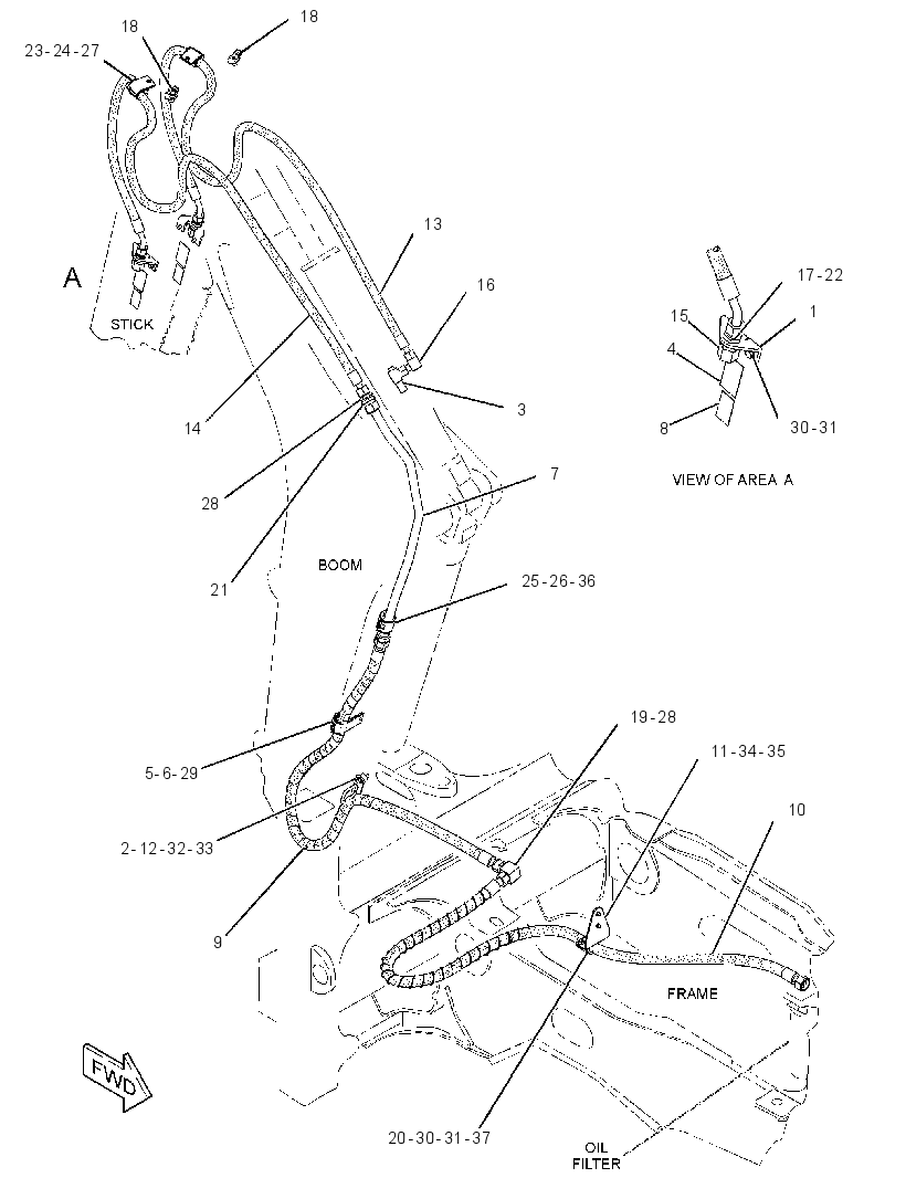 KIT-AUXILIARY LINES 3441354 CAT