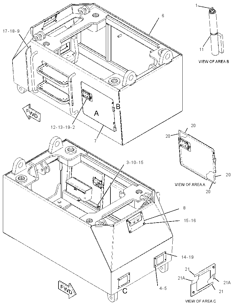RISER GP-CAB 3533643 CAT