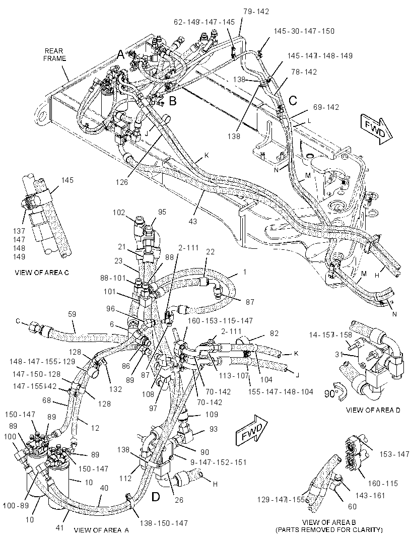 LINES GP-ALL WHEEL DRIVE 3558620 CAT