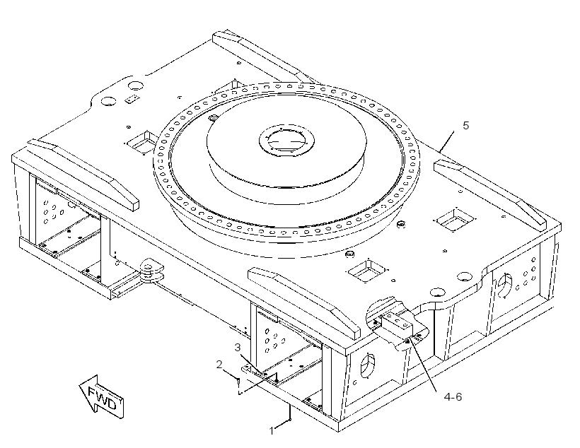 FRAME GP-CARBODY 2547173 CAT