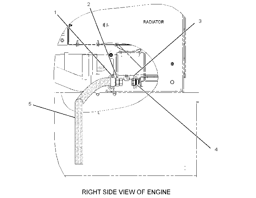 LINES GP-COOLANT DRAIN 3368549 CAT