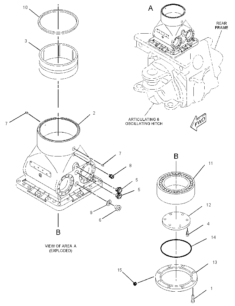 PILLAR GP-LOG LOADER 3583135 CAT