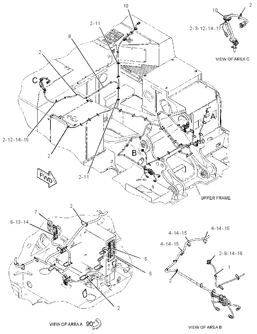 WIRING GP-BOOM 2992997 CAT