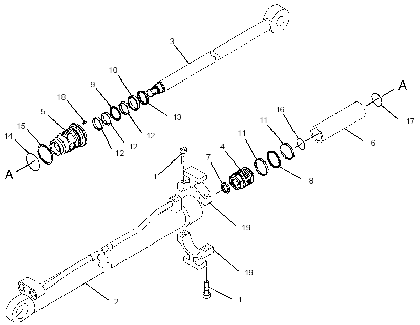 CYLINDER GP-EXTENDABLE STICK 3575419 CAT