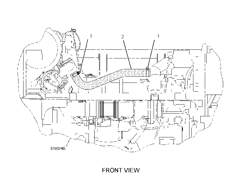 Трубопроводы воздушные 3109648 CAT