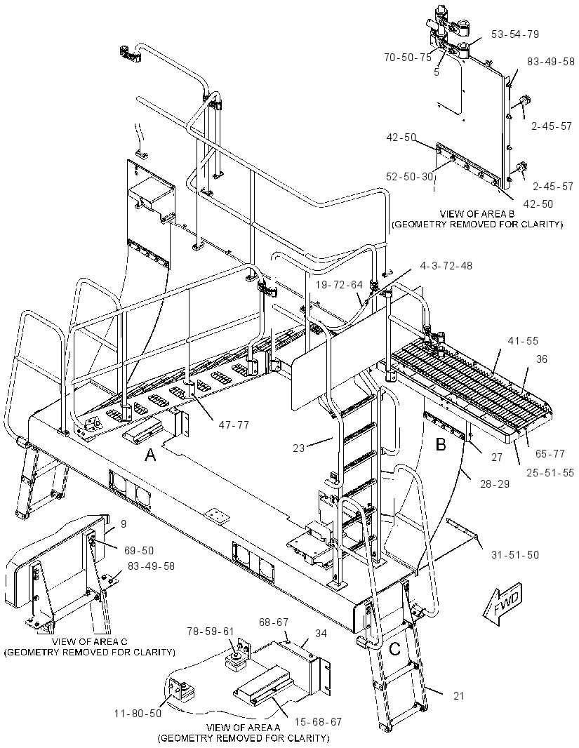 LADDER & WALKWAY GP 2943679 CAT
