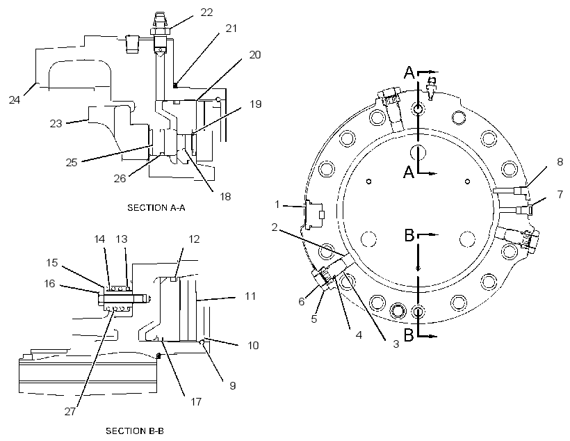 CYLINDER GP-BRAKE 3415885 CAT