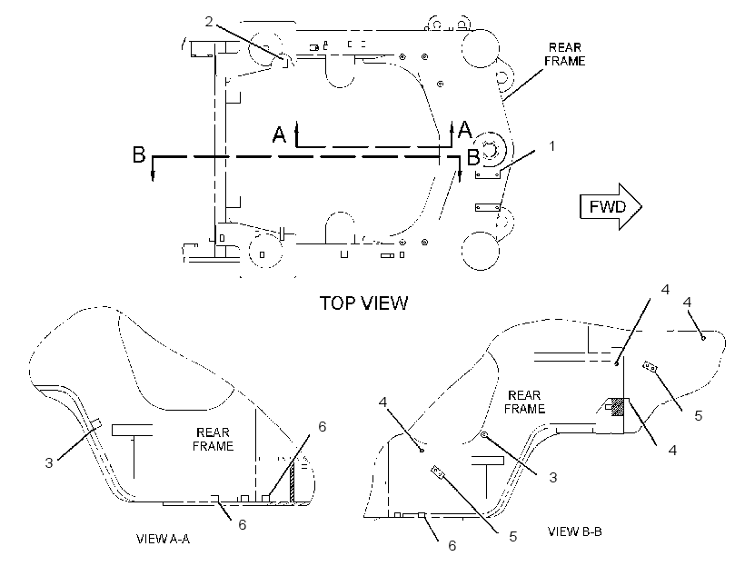 HARDWARE GP-REAR FRAME 2661688 CAT