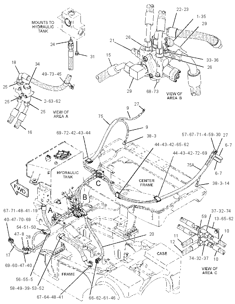LINES GP-COUNTERWEIGHT 3518590 CAT