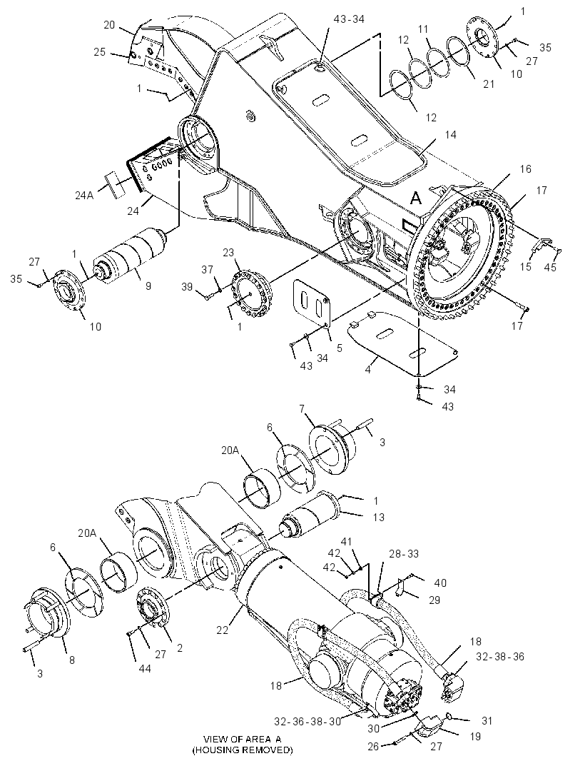 HOUSING GP-SHEAR 3600135 CAT