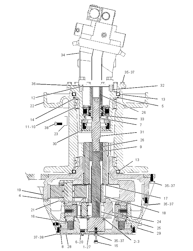 WINCH GP-HOOK 3526472 CAT