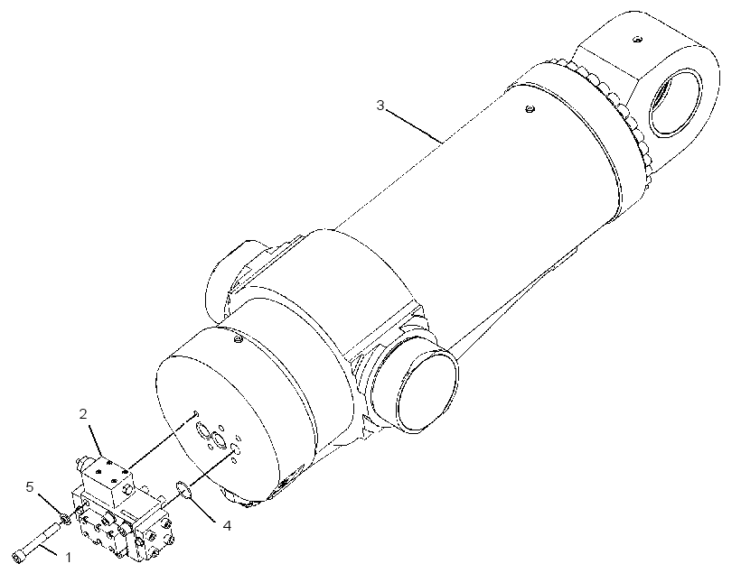 CYLINDER & VALVE GP 3447542 CAT