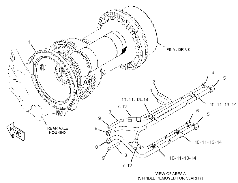 SPINDLE GP 3094500 CAT
