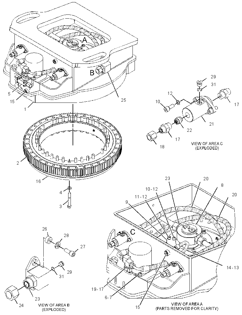ROTATOR GP-HYDRAULIC 3533517 CAT