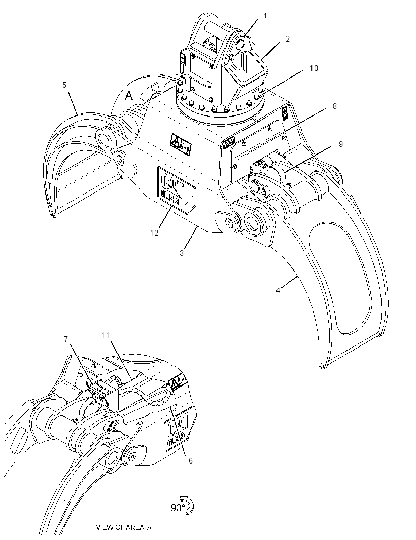 GRAPPLE AR 3040496 CAT