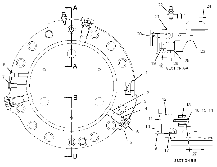 CYLINDER GP-BRAKE 3415886 CAT