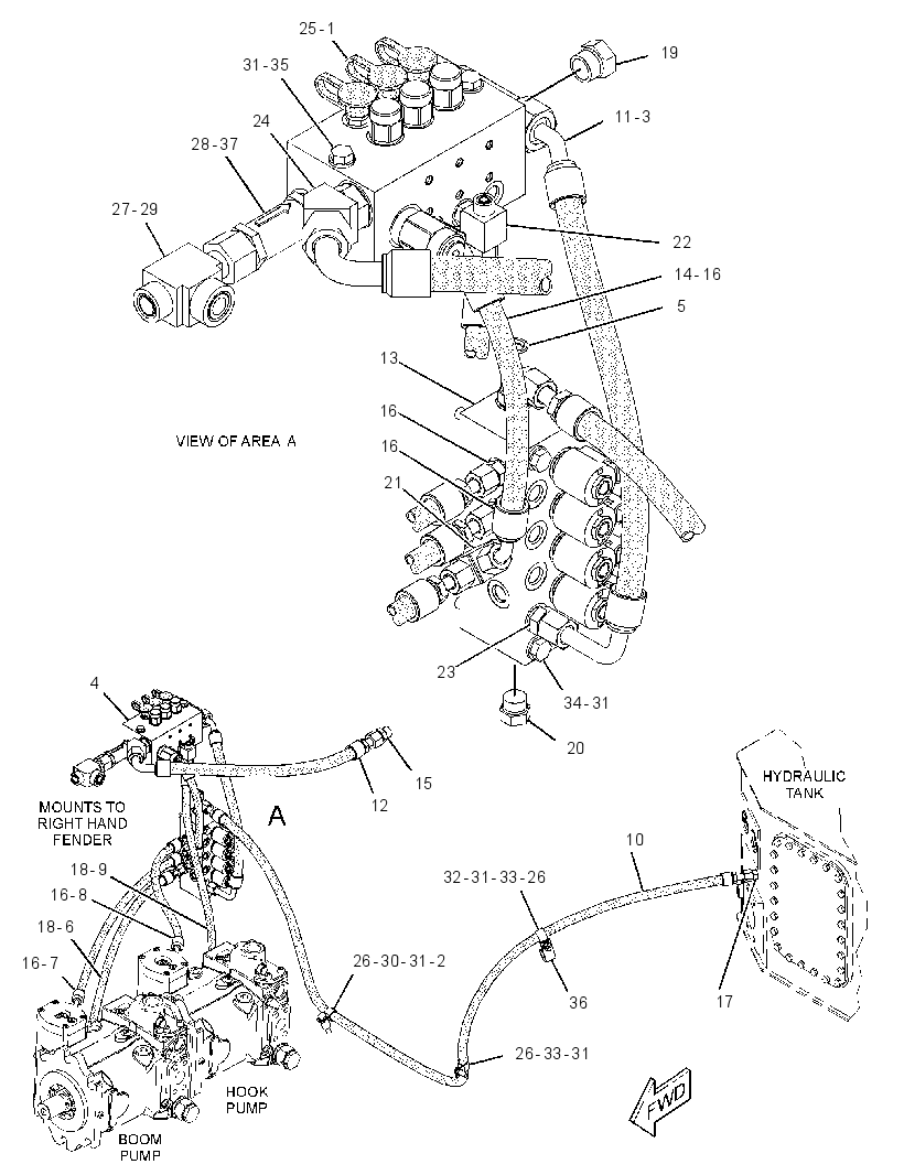 VALVE & LINES GP 3499271 CAT