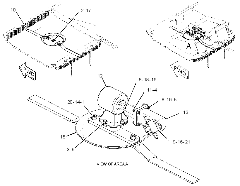 DRIVE GP-BRUSH CUTTER 2649050 CAT