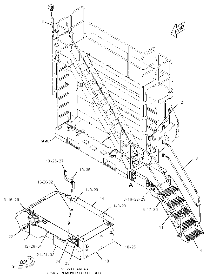 STAIRWAY GP 3367050 CAT