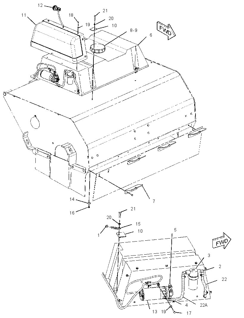 KIT-WATER TANK 3049870 CAT