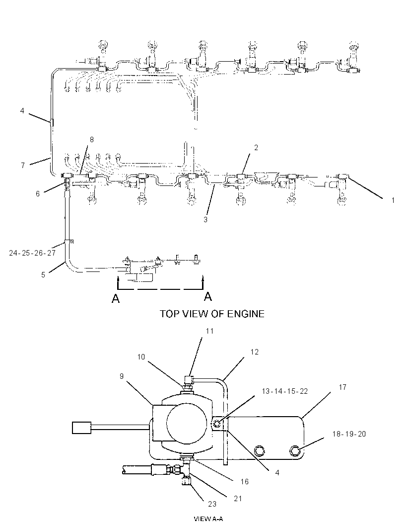 DRAIN GP-FUEL 3080887 CAT