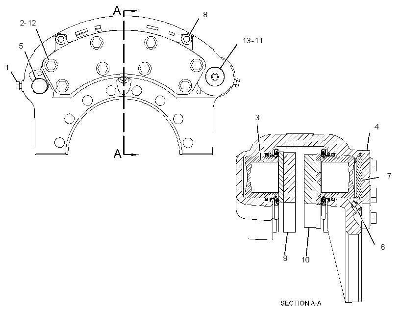BRAKE GP-HYD CALIPER SERVICE 3479761 CAT