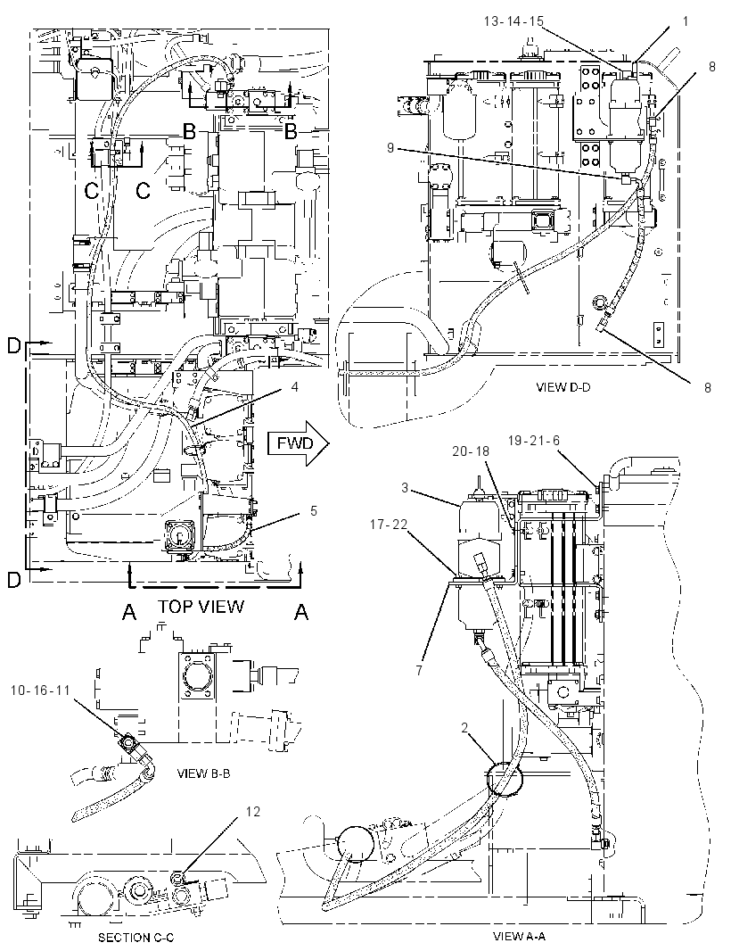 FILTER & LINES GP-HYDRAULIC 2967116 CAT
