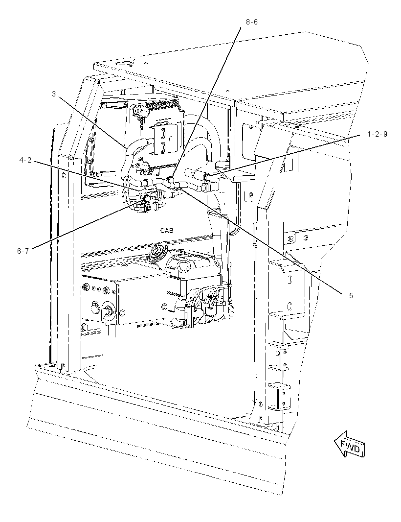 Проводка связи 3540026 CAT