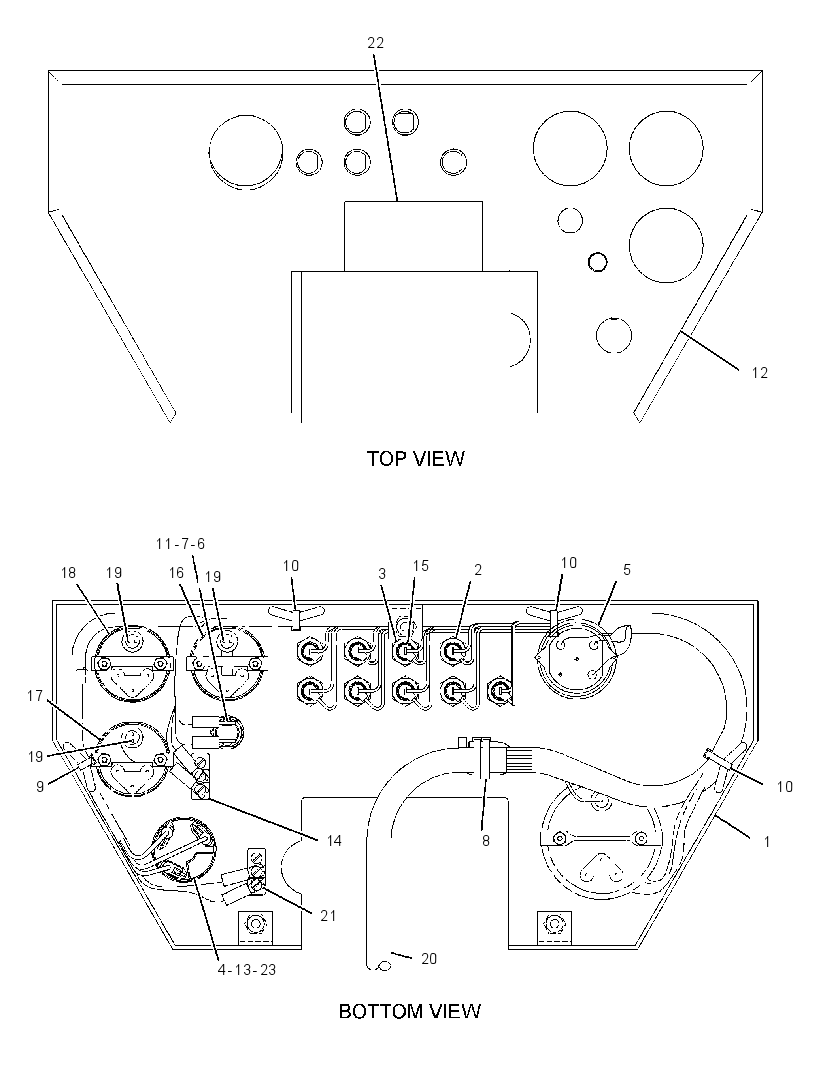 CONSOLE GP-INSTRUMENT 3517904 CAT