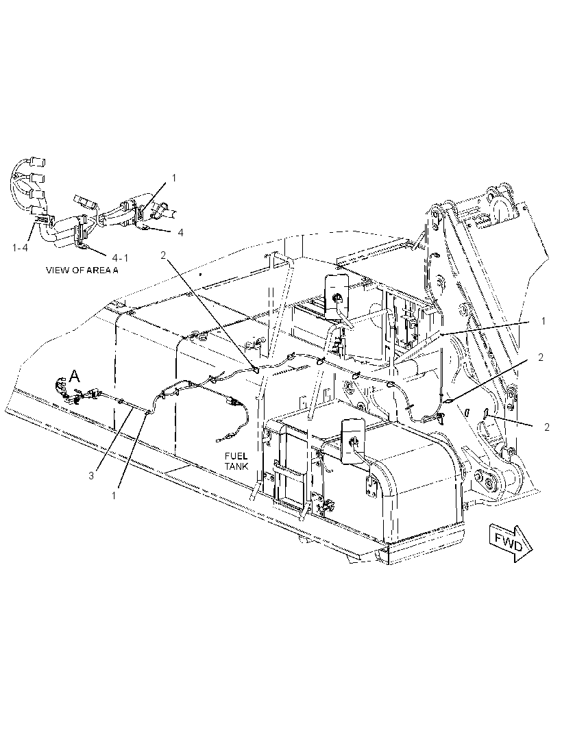 WIRING GP-GRAPPLE CONTROL 3540030 CAT