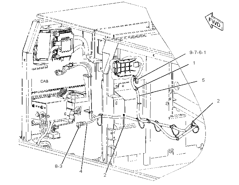 Проводка связи 3540027 CAT