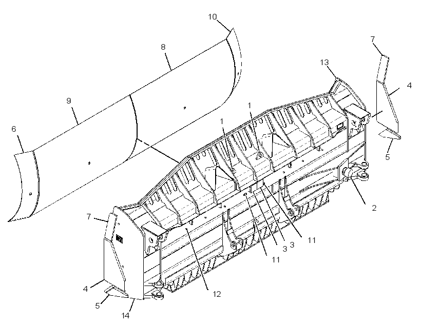 BLADE AS-SEMI-UNIVERSAL 1588739 CAT