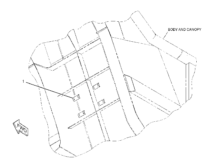 BRACKET GP-STORAGE 3605615 CAT