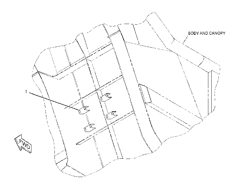 BRACKET GP-STORAGE 3605616 CAT