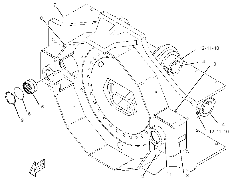 FRAME GP-FELLING HEAD 3085679 CAT