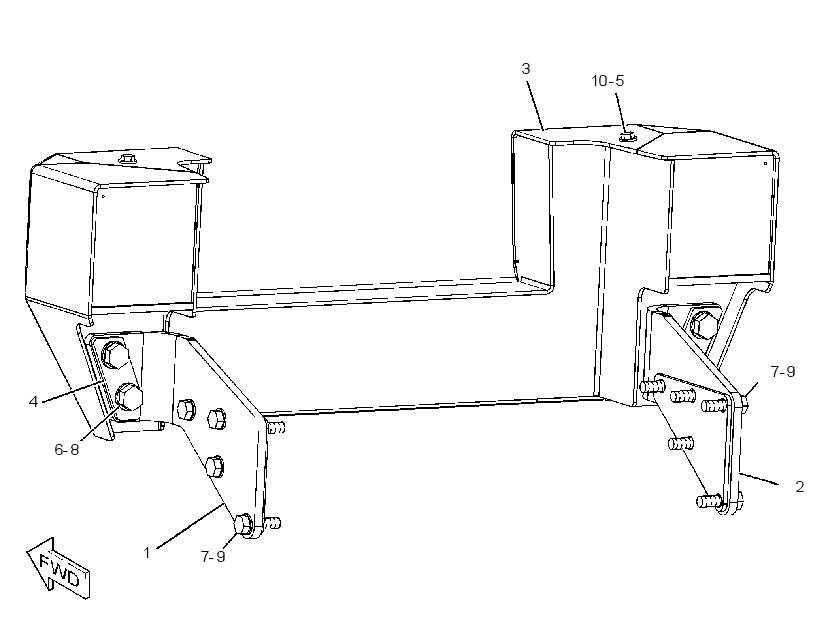 BUMPER GP 1802330 CAT