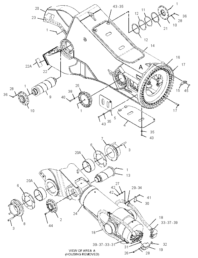 HOUSING GP-SHEAR 3315232 CAT