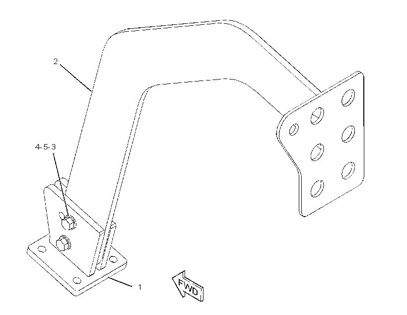 SUPPORT GP-LINES 3204416 CAT