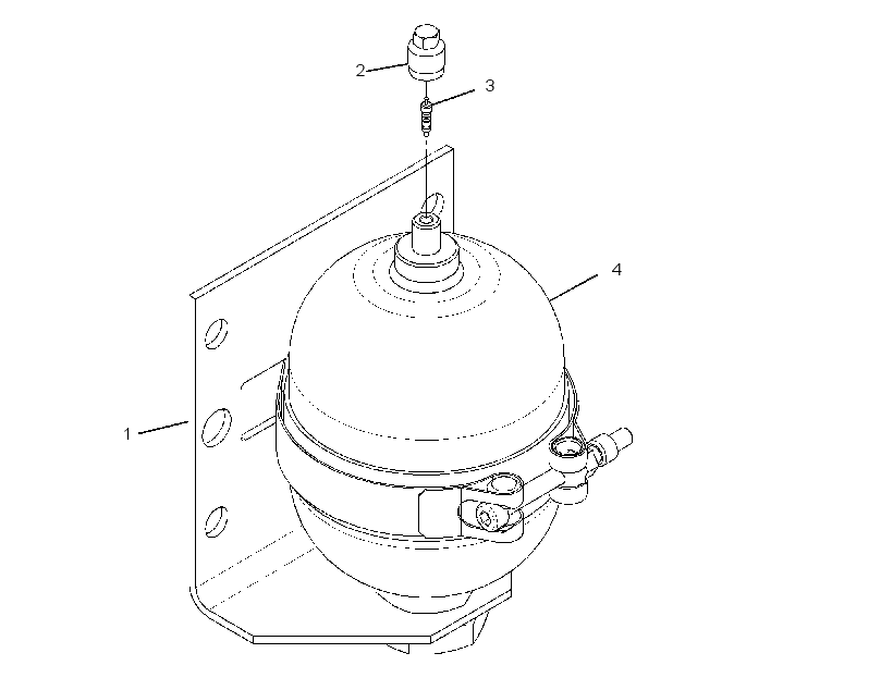 ACCUMULATOR & MTG GP-HYDRAULIC 3350546 CAT